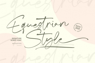 Equestrian Style Font Download