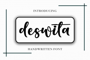 Deswita Font Download