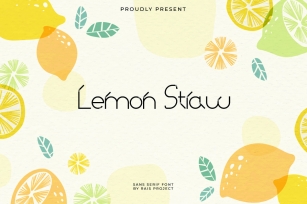 Lemon Straw Font Download