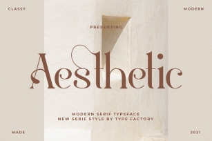 Aestetic – Modern Serif Font Font Download
