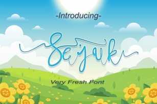 Sejuk Font Download