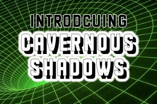 Cavernous Shadows Font Download