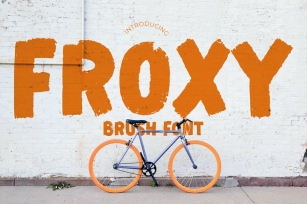 Froxy Sporty Advertisement Font Font Download
