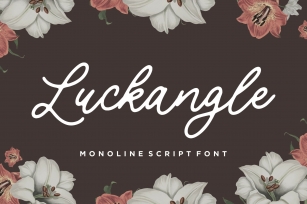 Luckangle Monoline Script Font Download