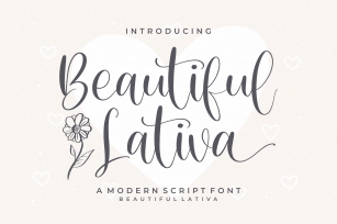 Beautiful Lativa Font Download