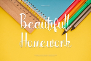 Beautifull Homework Font Download