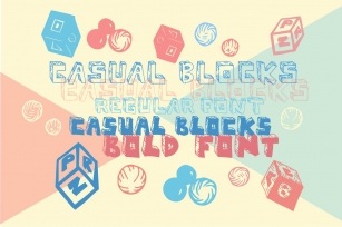 Casual Blocks Font Download