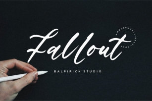 Fallout Modern Calligraphy Font Font Download