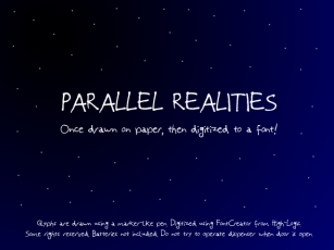 Parallel Realities Font Download