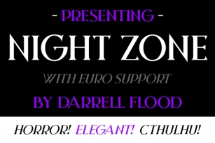 Night Zone Font Download