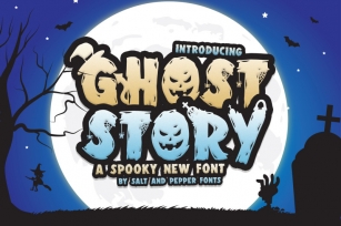 Ghost Story Font (Halloween Fonts, Scary Fonts, Spooky Fonts) Font Download