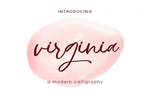 AM Virginia - Modern Calligraphy Font Download