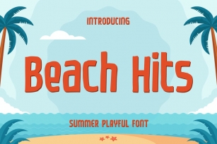 Beach Hits - Summer Playful Font Font Download