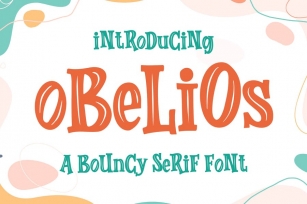 Obelios a Bouncy Serif Font Font Download