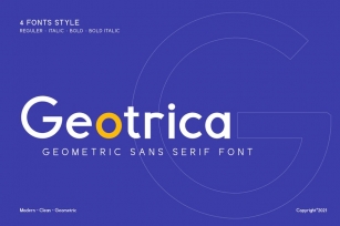 Geotrica - Business Font Font Download