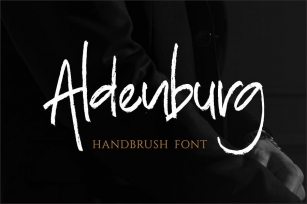 Aldenburg - Handbrush Font Font Download