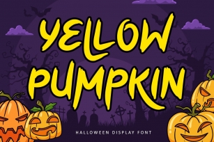 Yellow Pumpkin Font Download