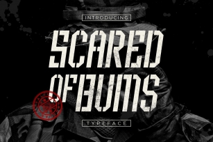 Scared of Bums Font Download