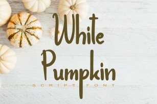 White Pumpkin Font Download