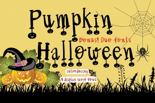 Pumpkin Halloween Font Download