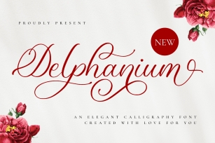 Delphanium Font Download