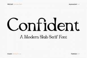 Confident - Slab Serif Font Download
