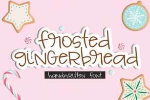 Frosted Gingerbread Handwritten Font Download