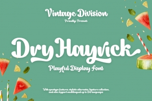 Dry Hayrick Font Download