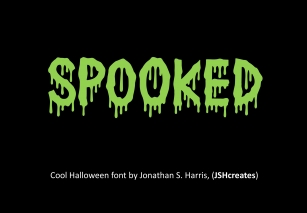 Spooked Font Download