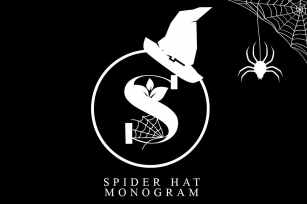 Spider Hat Monogram Font Download