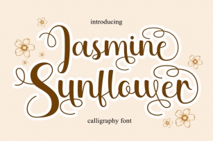 Jasmine Sunflower Font Download