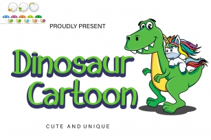 Dinosaur Cartoon Font Download