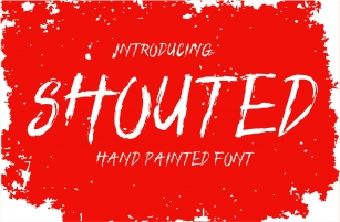 Shouted Font Download