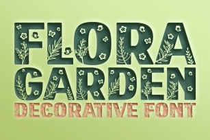 Flora Garden Font Download