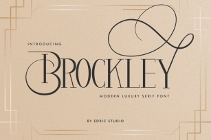Brockley Font Download