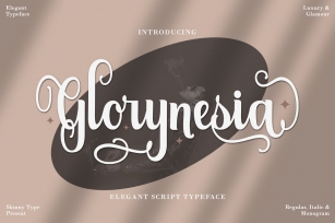 Glorynesia Font Download