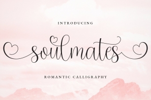 Soulmates Romantic Calligraphy Font Download