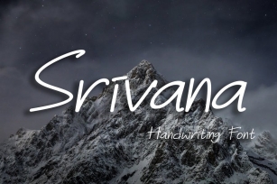 BG Srivana - Handwriting Font Font Download