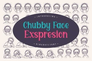 Cute Face Expression Font Download