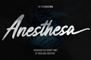 Anesthesa Font Download
