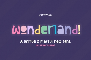 Wonderland Font (Craft Fonts, Cricut Fonts, Cute Fonts) Font Download