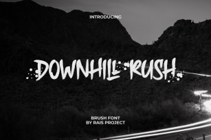 Downhill Rush Font Download