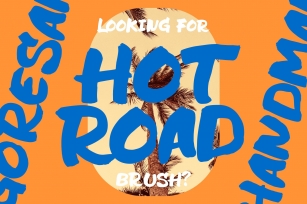 Hot Road Brush Font Download