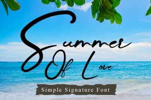 Summer of Love Font Download