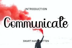 Communicate Font Download