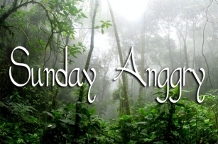 Sunday Anggry Font Download