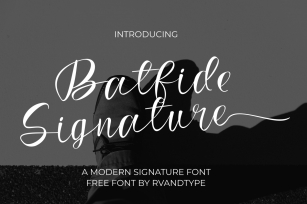 Batfide Signature Font Download