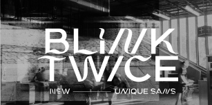 Blink Twice Font Download