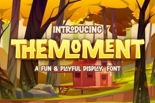 themoment - Playful Display Font Font Download