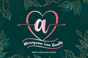 Monogram Love Beauty Font Download